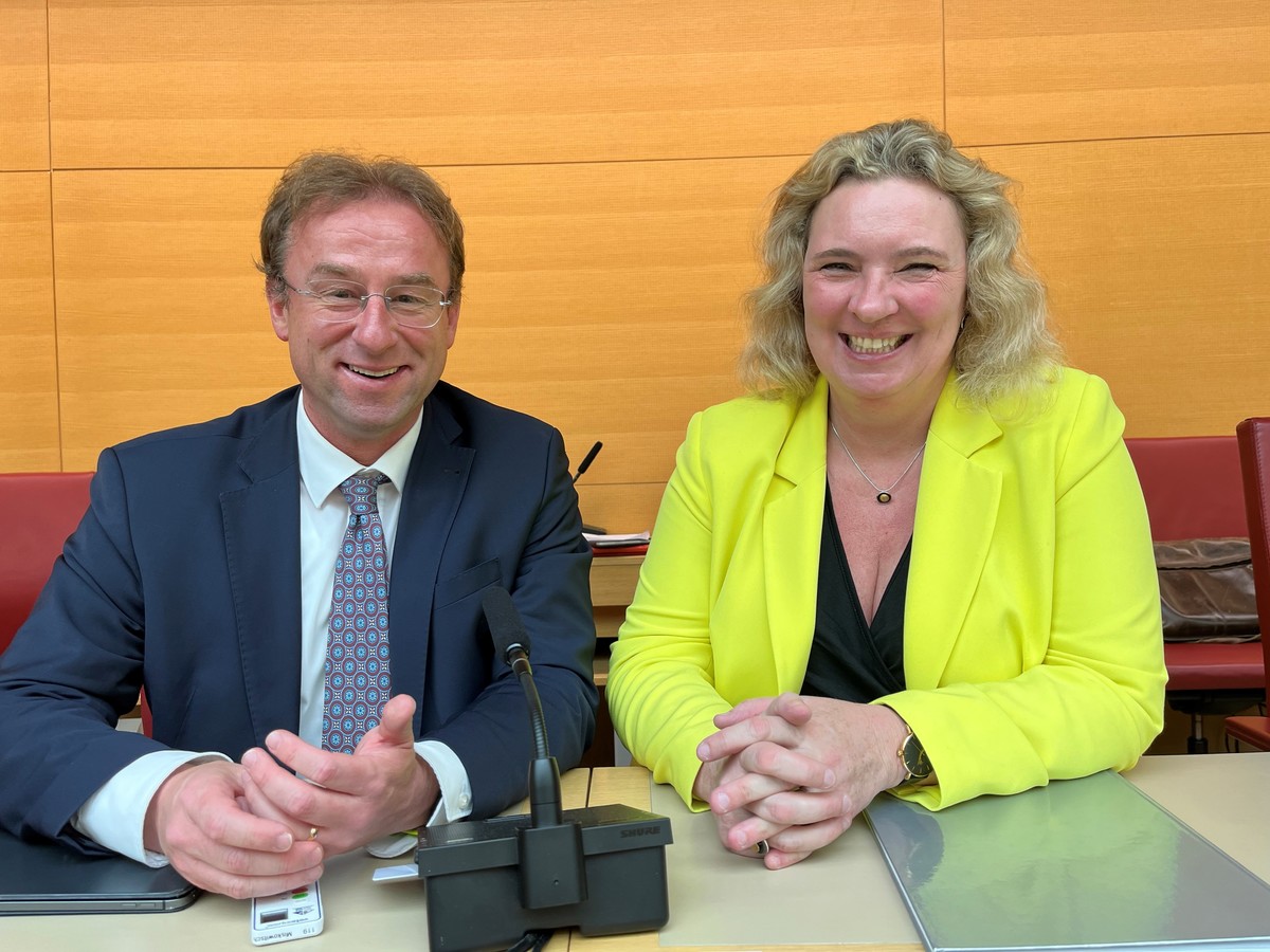 Wolfgang Fackler, MdL und Staatsministerin a.D. Kerstin Schreyer, MdL