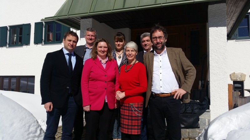 v.l.n.r.: CDU-Fraktionsvorsitzender Vincent Kokert, Wolfgang Waldmller (CDU), Stellv. CSU-Fraktionsvorsitzende Kerstin Schreyer-Stblein, Landtagsvizeprsidentin Beate Schlupp (CDU), Justizministerin Uta-Maria Kuder (CDU), Burkhard Lenz(CDU), Wolf-Diete