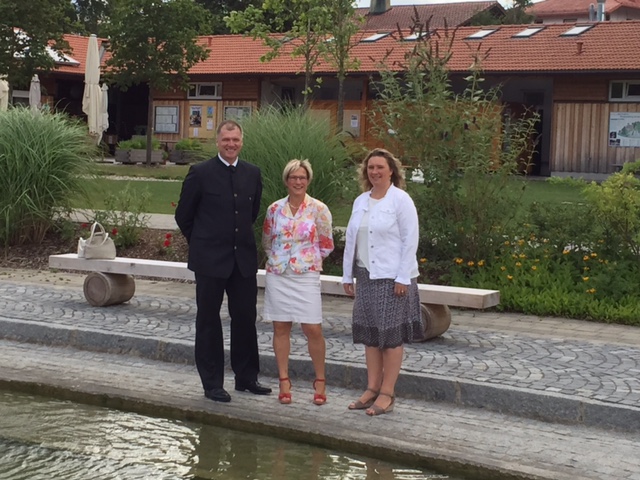 Brgermeister Stefan Schelle, Martina Kern, Kerstin Schreyer-Stblein, MdL