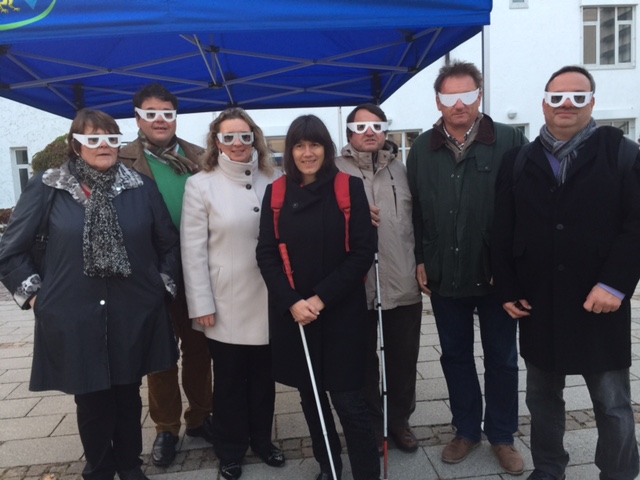 Ilse Wei, Bezirksrtin; Thomas Loderer, Brgermeister Ottobrunn; Kerstin Schreyer-Stbein, MdL;Judith Faltl, Landesvors. des Bay. Blinden- und Sehbehindertenverbandes e.V.; Richard Raiser, Gnther Stblein, Michael Stiller Gemeinderte